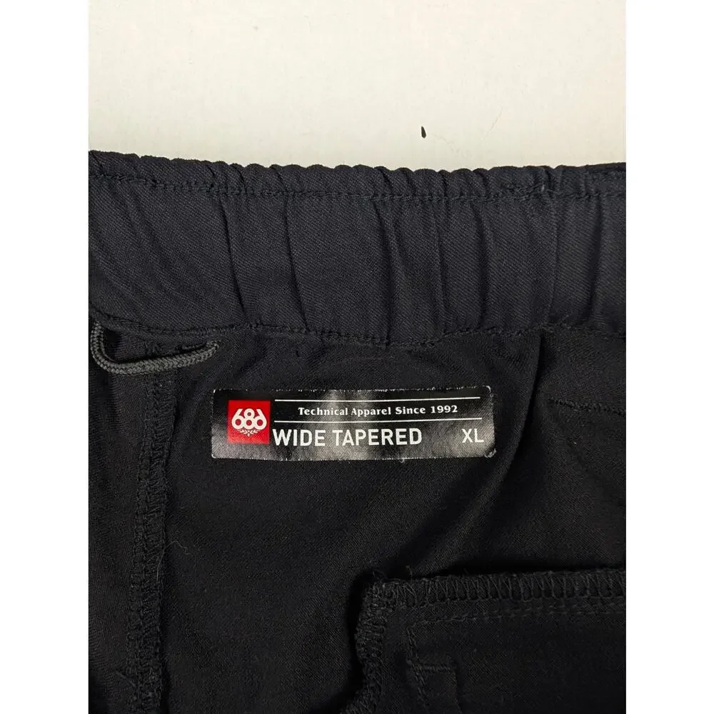 686 Men's XL Wide Tapered Magic Line Climbing Pants - Black